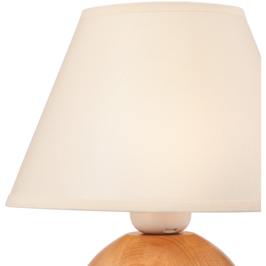 Abażur zamienny do lampy stołowej JUTA E27 śr. 19 cm kremowy