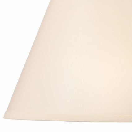 Abażur zamienny do lampy stołowej JUTA E27 śr. 19 cm kremowy