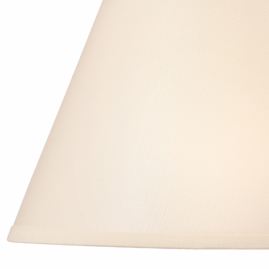 Abażur zamienny do lampy stołowej JUTA E27 śr. 19 cm kremowy
