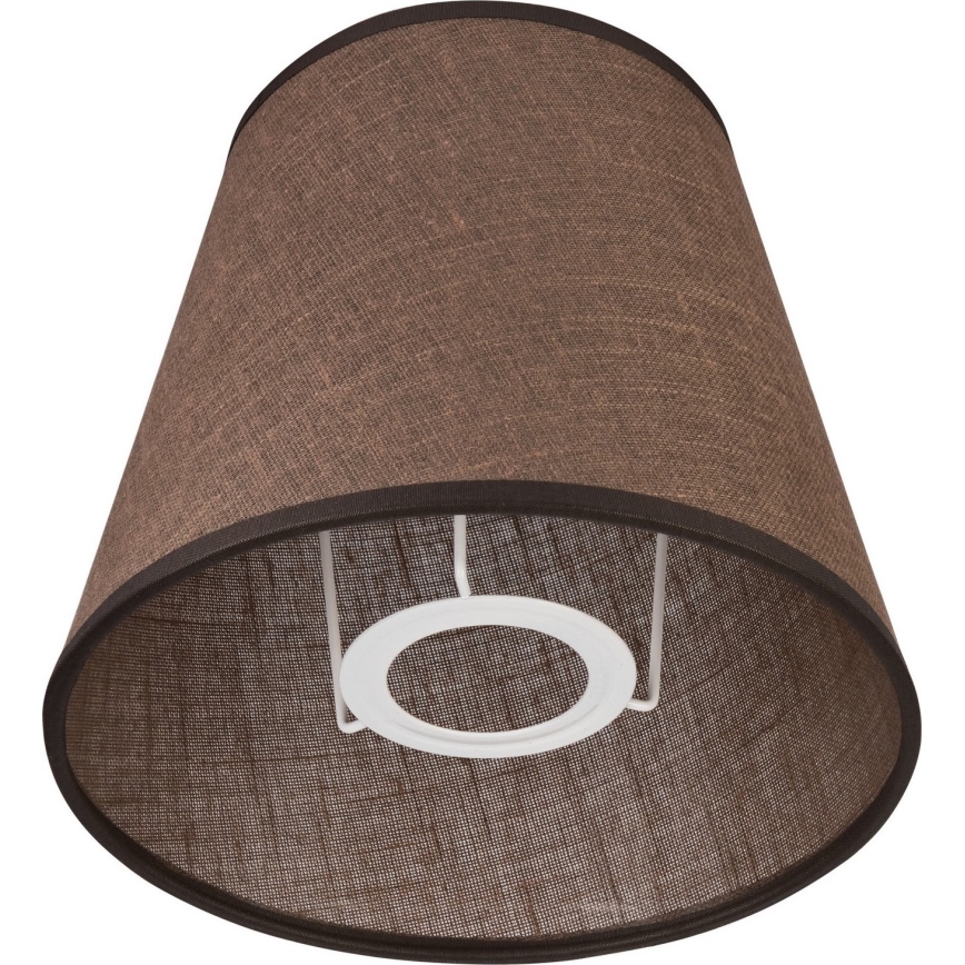 Zapasowy klosz do kinkietu LORENZO E27 śr. 16 cm brązowy