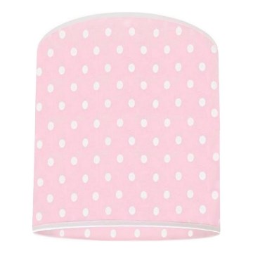 Zapasowy klosz do żyrandola DOTS o średnicy 15 cm różowy