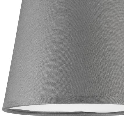 Klosz zamienny do żyrandoli i kinkietów ELLIE E27 śr. 15 cm szary