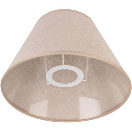Klosz zamienny do lamp stołowych JUTA E27 śr. 19 cm beżowy