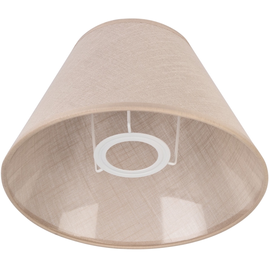 Klosz zamienny do lamp stołowych JUTA E27 śr. 19 cm beżowy