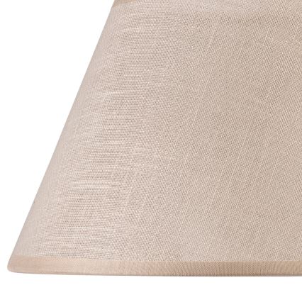 Klosz zamienny do lamp stołowych JUTA E27 śr. 19 cm beżowy