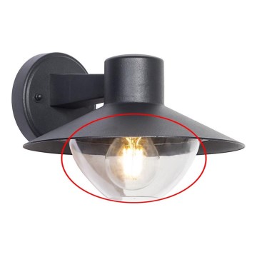 Zapasowy przezroczysty klosz VEERLE E27 do kinkietu, żyrandola i lampy