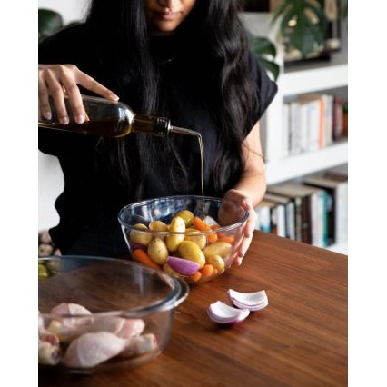 Żaroodporne naczynie do zapiekania z pokrywką PYREX 1,3 l