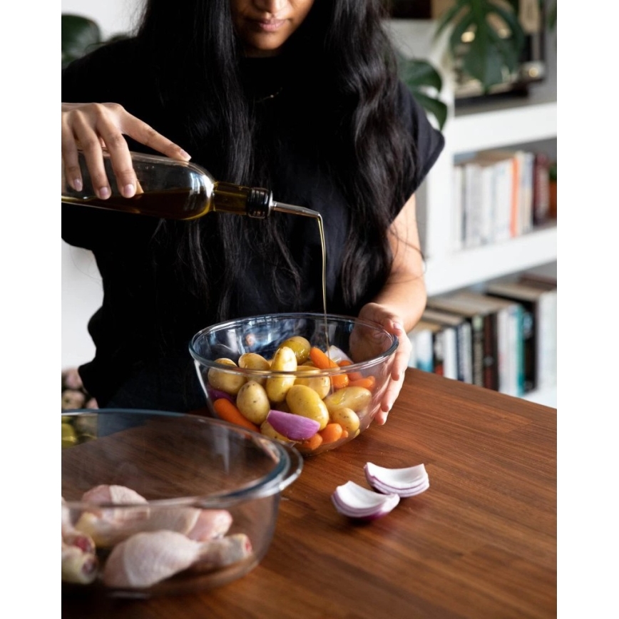 Żaroodporne naczynie do zapiekania z pokrywką PYREX 1,3 l