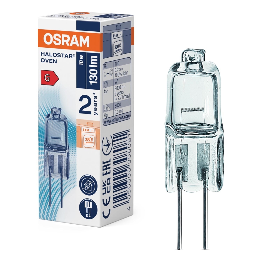 Žarówka do piekarnika HALOSTAR G4/10W/12V 2700K - Osram
