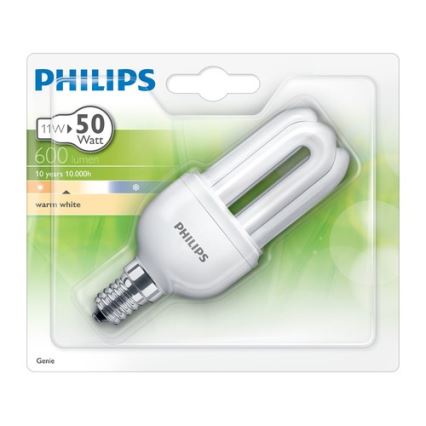 Żarówka energooszczędna Philips GENIE E14/11W/230V 2700K