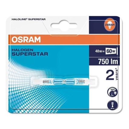 Żarówka halogenowa HALOLINE R7s/48W/230V 2900K - Osram 75 mm