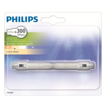 Żarówka halogenowa PHILIPS R7s/240W/230V - ECO HALO 118 mm