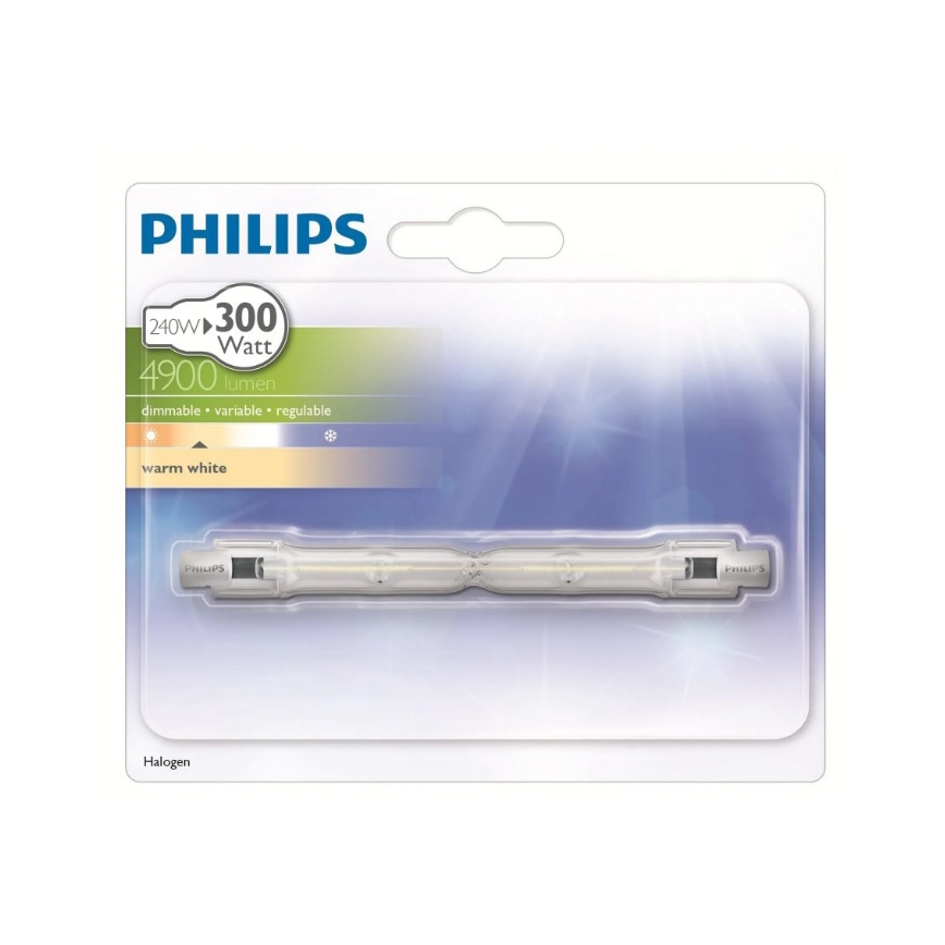 Żarówka halogenowa PHILIPS R7s/240W/230V - ECO HALO 118 mm