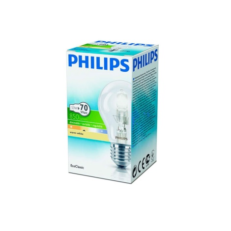 Żarówka halogenowa ściemnialna Philips E27/53W/230V