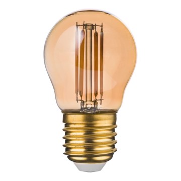 Żarówka LED AMBER G45 E27/4,5W/230V 2200K