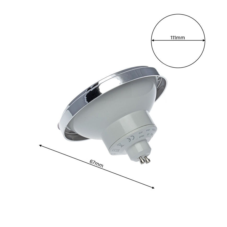 Żarówka LED AR111 GU10/12W/230V 4000K 24°