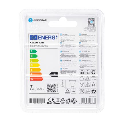 Żarówka LED COB GU10/7W/230V 3000K - Aigostar