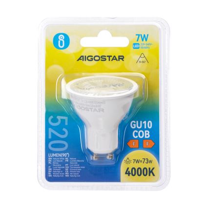 Żarówka LED COB GU10/7W/230V 4000K - Aigostar