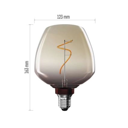 Żarówka LED DECO VINTAGE S123 E27/4W/230V 1800K