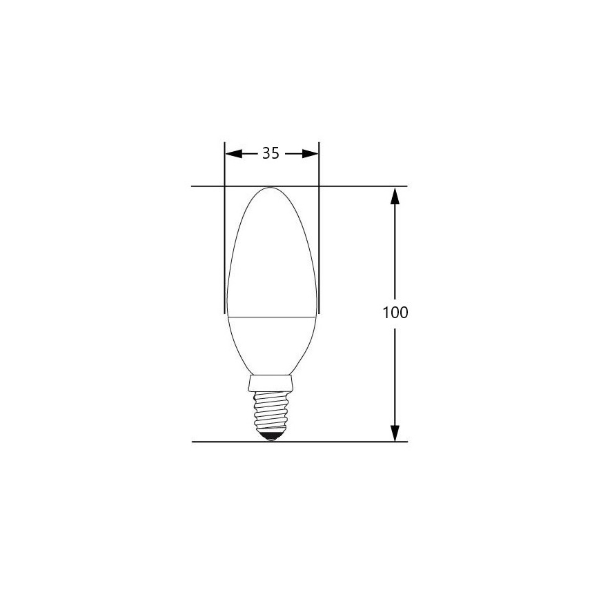 Żarówka LED E14/4W/230V 2700-3000K