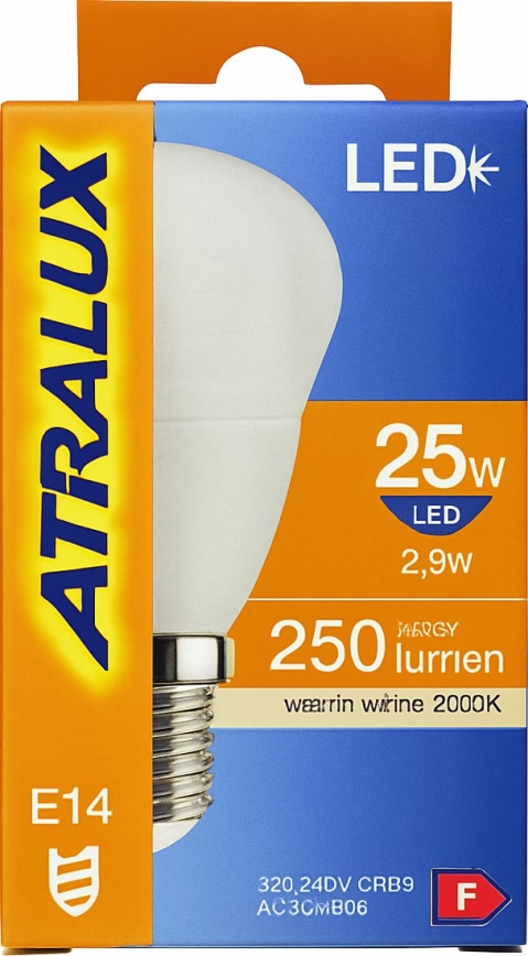 Żarówka LED E14/6W/230V 3000K - Attralux