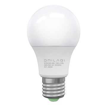 Żarówka LED ECOLINE A60 E27/10W/230V 3000K CRI 92 - Brilagi