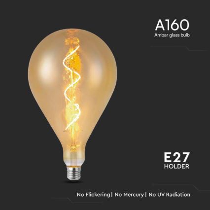 Żarówka LED FILAMENT A160 E27/4W/230V 1800K