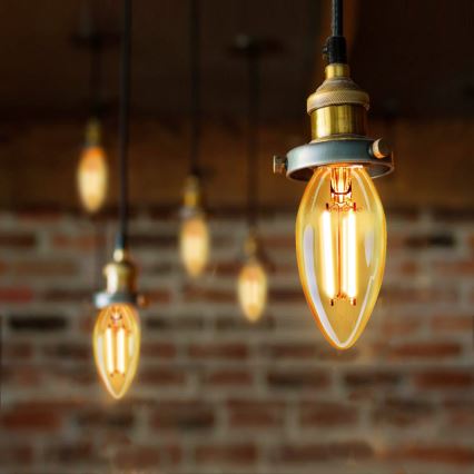 Żarówka LED FILAMENT C35 E27/8W/230V 2200K - Aigostar