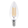 Żarówka LED FILAMENT C37 E14/6W/230V 4000K