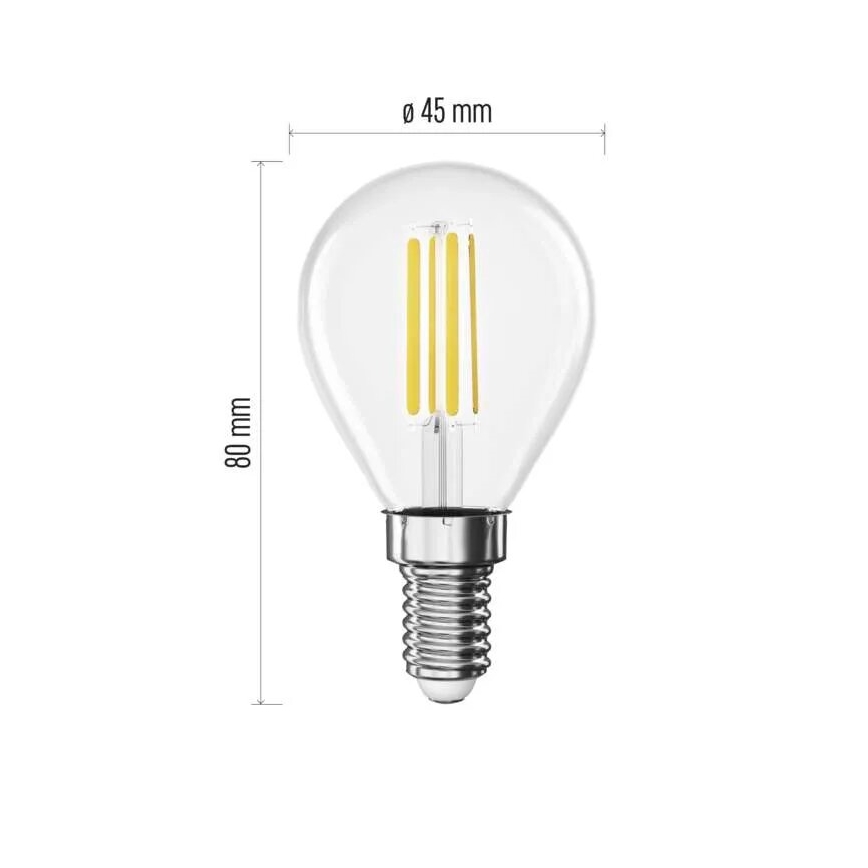 Żarówka LED FILAMENT E14/3,8W/230V 2700K Klasa energetyczna A