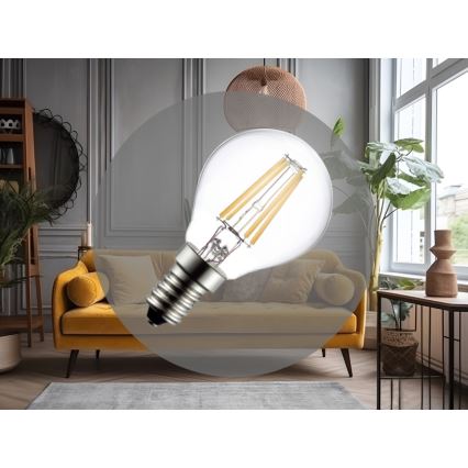Żarówka LED filament G45 E14/6W/230V 4000K