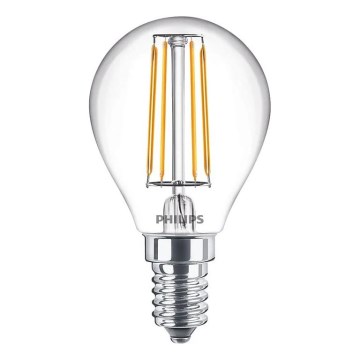 Żarówka LED filament Philips E14/4,3W/230V 4000K