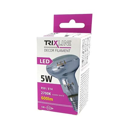 Żarówka LED FILAMENT VINTAGE E14/5W/230V 2700K