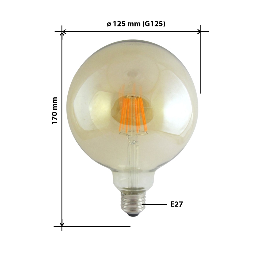 Żarówka LED FILAMENT VINTAGE E27/10W/230V 2000K