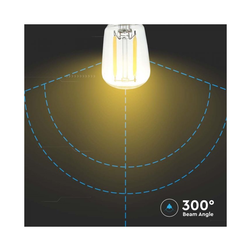 Żarówka LED filamentowa ST26 E14/2W/230V 3000K