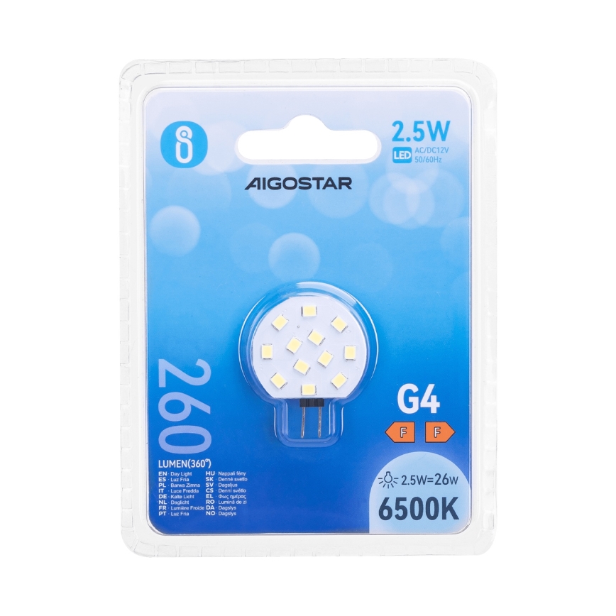 Żarówka LED G4/2,5W/12V 6500K - Aigostar
