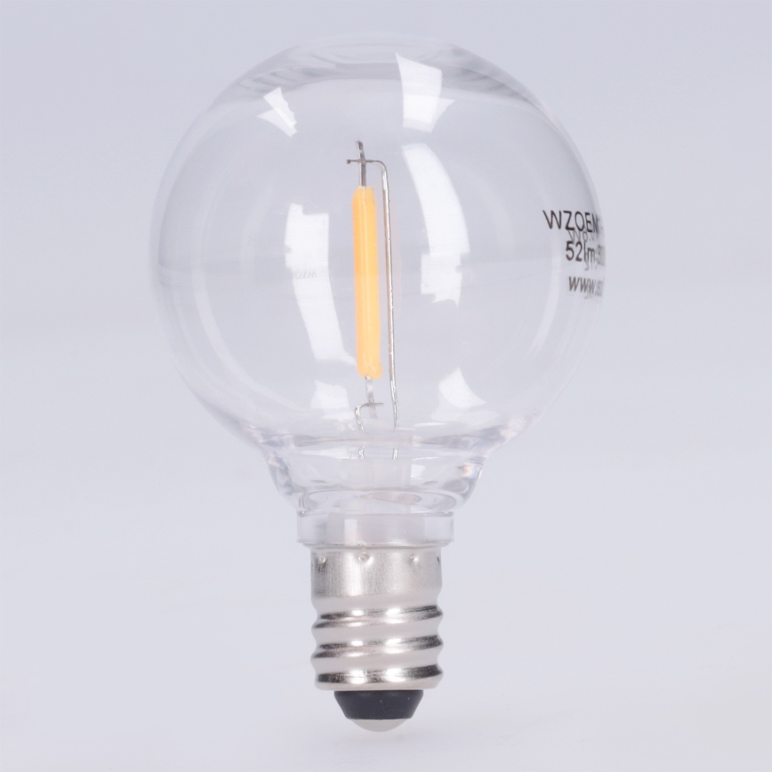 Żarówka LED G40 E12/0,6W/24V 3000K - Brilagi