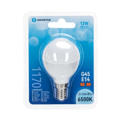 Žarówka LED G45 E14/12W/230V 6500K - Aigostar