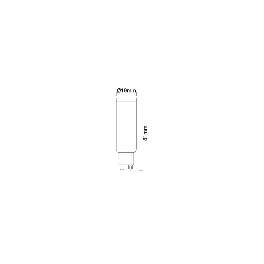 Żarówka LED G9/7,6W/230V 4000K
