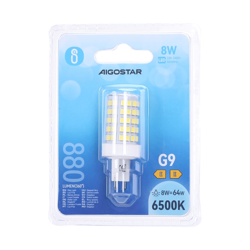 Żarówka LED G9/8W/230V 6500K - Aigostar