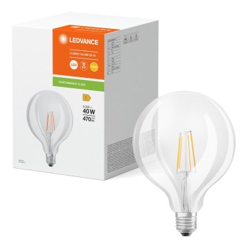 Żarówka LED GLOBE CLASSIC FILAMENT G125 E27/4W/230V 2700K - Ledvance