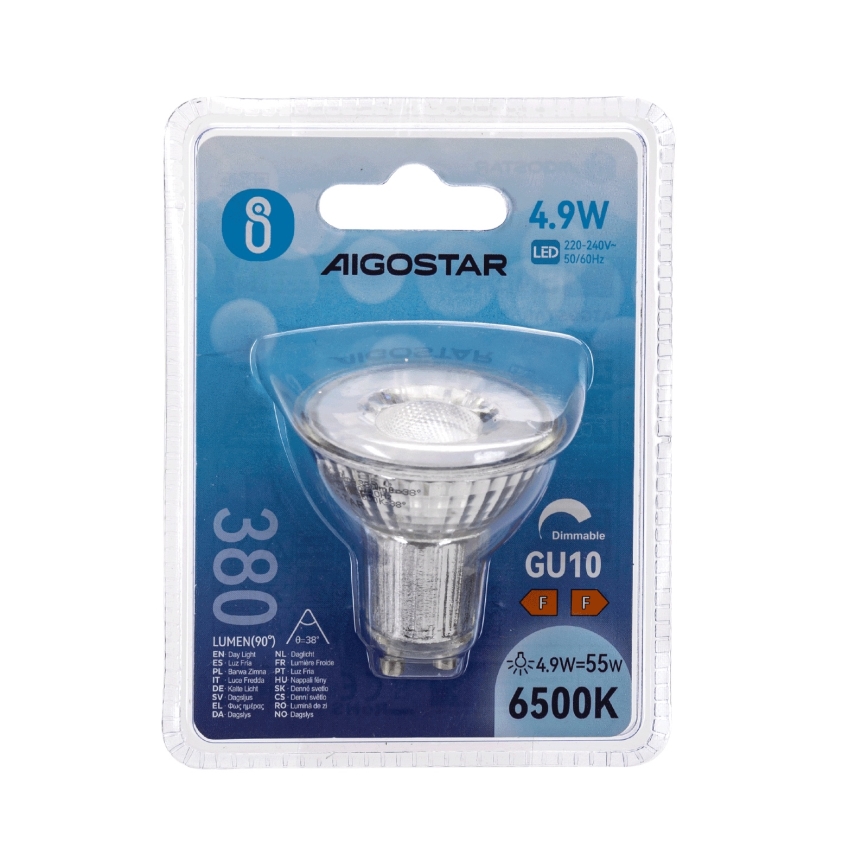 Żarówka LED GU10/4,9W/230V 6500K ściemnialna - Aigostar