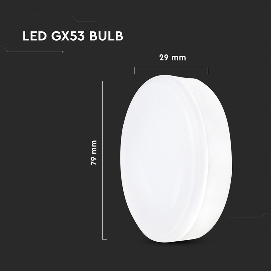Żarówka LED GX53/6,4W/230V 3000K