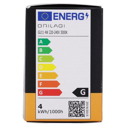 Żarówka LED MR11 GU10/4W/230V 3000K - BRILAGI