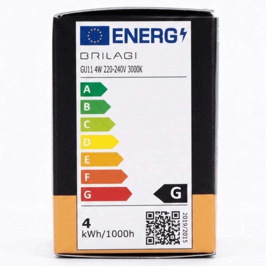 Žarówka LED MR11 GU10/4W/230V 3000K czarna - BRILAGI