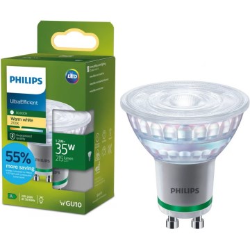 Żarówka LED Philips ULTRAEFFICIENT PAR16 GU10/1,2W/230V 2700K