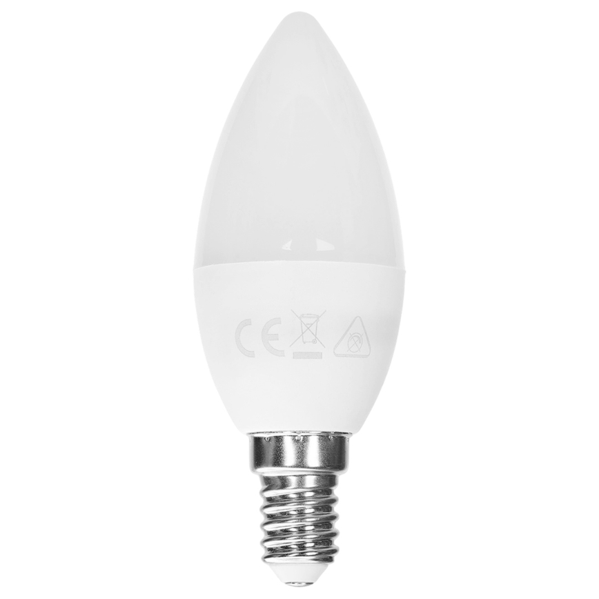 Żarówka LED RGBW C37 E14/4,8W/230V 3000K + pilot zdalnego sterowania - Aigostar
