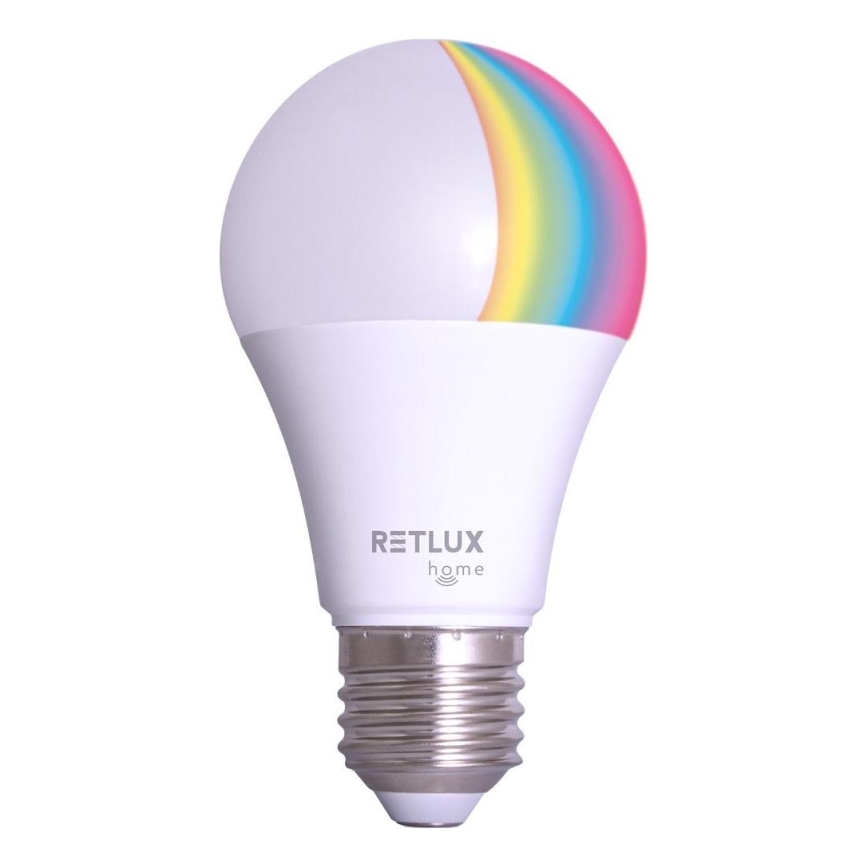 Żarówka LED RGBW ściemnialna A60 E27/9W/230V 2700-6500K Wi-Fi Tuya