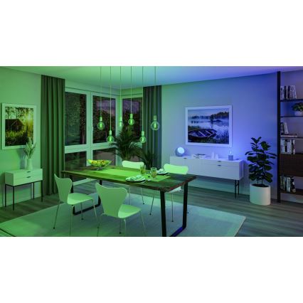 Żarówka LED RGBW ściemnialna FILAMENT E27/6,3W/230V 2200-6500K - Paulmann 29156