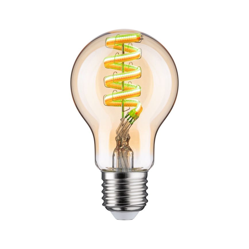 Żarówka LED RGBW ściemnialna FILAMENT E27/6,3W/230V 2200-6500K - Paulmann 29156
